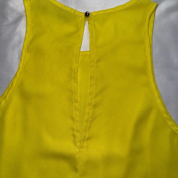 Lulu's Vibrant Yellow Tank Top Size Small - Picture 4 of 4
